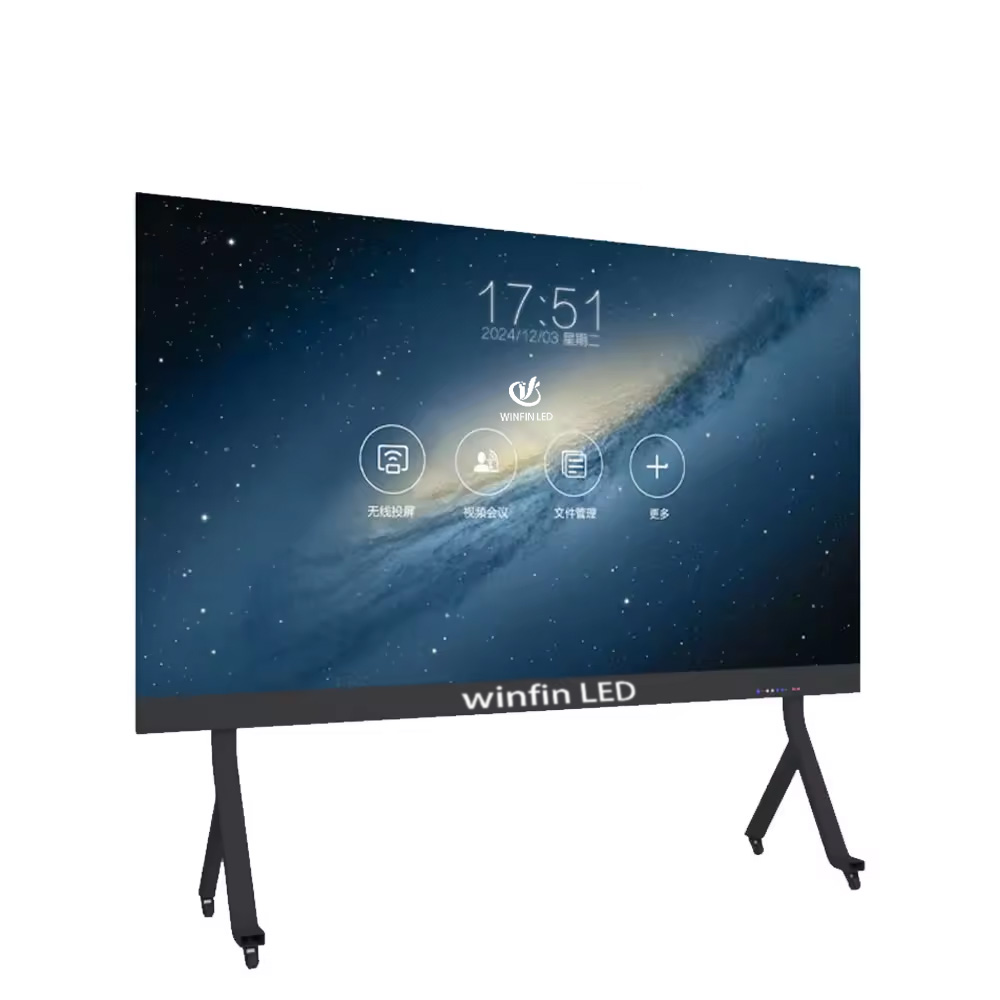 P1.53 movable Indoor HD LED display conference room touch all-in-one machine